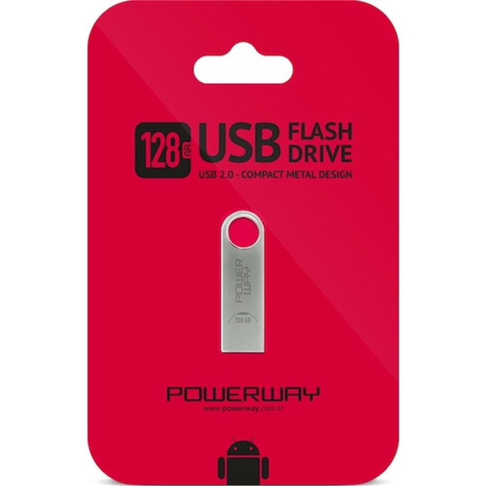 POWERWAY 128 GB USB BELLEK