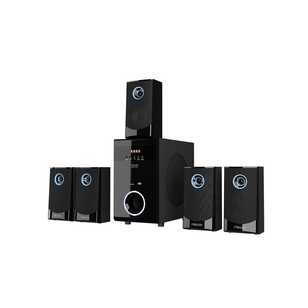 Mikado MD-813BT 5+1 Usb+SD+FM Destekli Multimedia Bluetooth Speaker