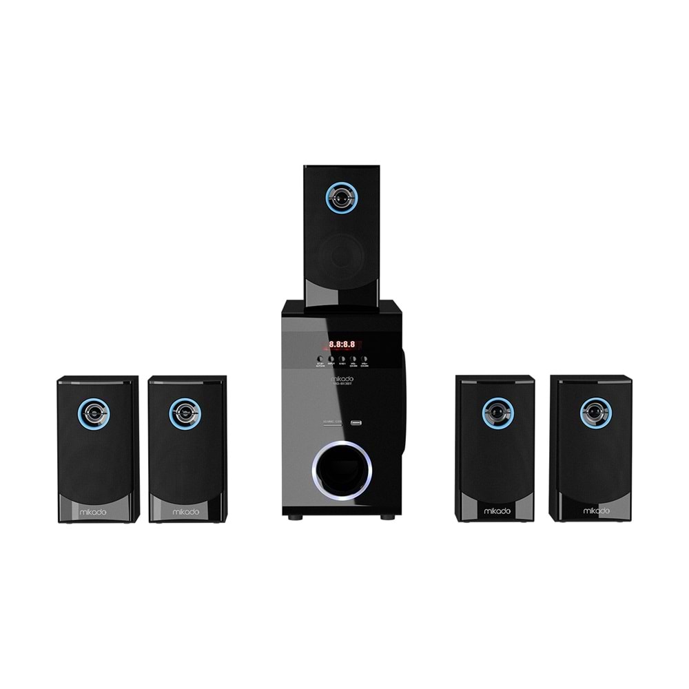 Mikado MD-813BT 5+1 Usb+SD+FM Destekli Multimedia Bluetooth Speaker