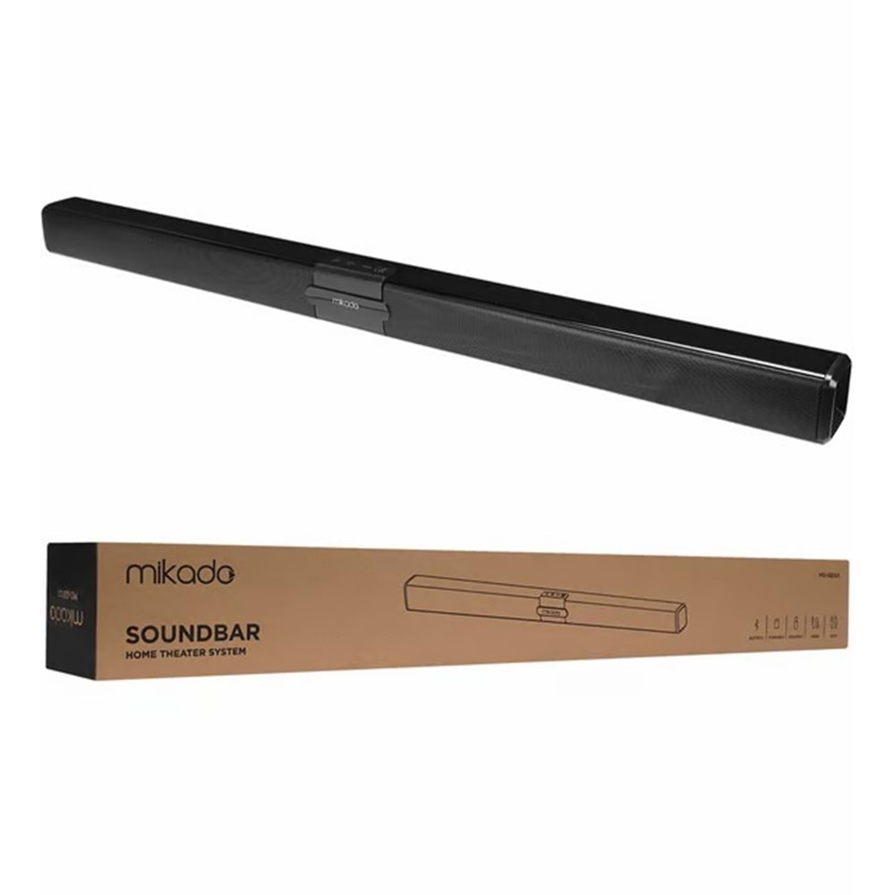 MİKADO MD-SB101 SİYAH BT+USB+AUX+TF KARTLI EV SİNEMA SİSTEMİ