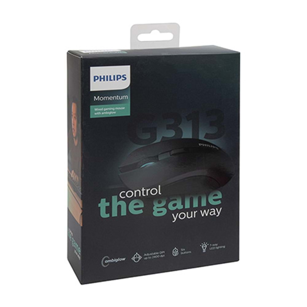 Philips SPK9313 Optik Kablolu Gaming Mouse