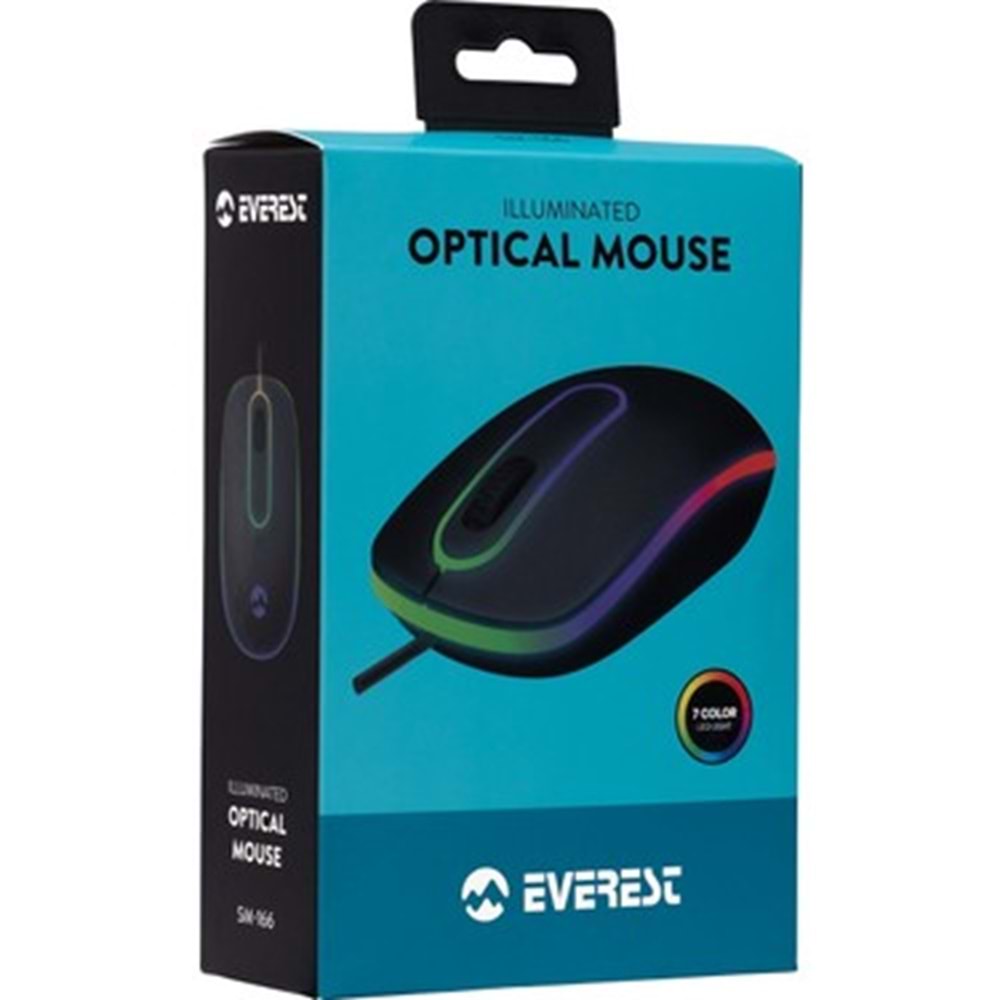 Everest SM-166 Optik Kablolu Mouse