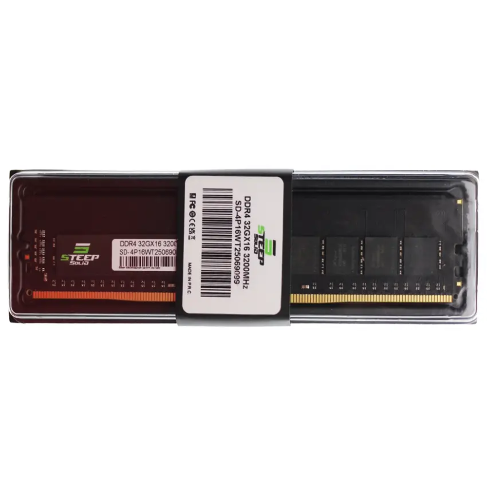 Steep Solid DDR4 32GB 3200MHz 1.2v CL22 Pc Ram