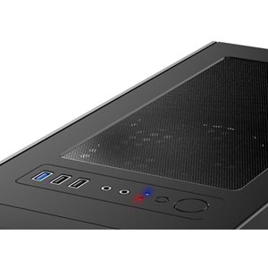 Everest CRYSTAL 4*12cm Rainbow Fan 600W 1*Usb 3.0 2*Usb 2.0 Oyuncu Kasası