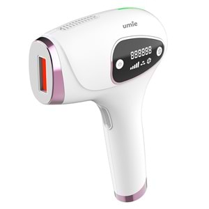 Umie IPL98 Beyaz 3 Başlık 9 Hız Kademeli IPL Lazer Epilasyon Cihazı 1 Milyon Atım Buzlu Quartz Tüp