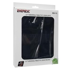Everest KB-12 Siyah USB 9.7