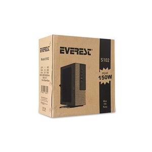 Everest S102 Real 130W Siyah Mini ITX Kasa